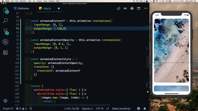 #3 Apple App of the Day Animation | React Native Shared Element Transitions | React Native Layouts смотреть онлайн