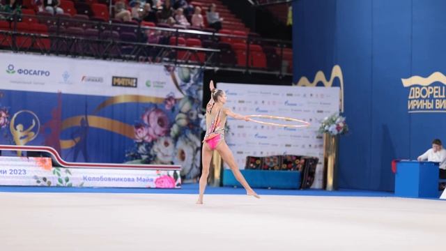 Maya Kolobovnikova Hoop AA Russian Championships 2023 смотреть онлайн