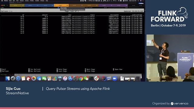Query Pulsar Streams using Apache Flink - Sijie Guo смотреть онлайн