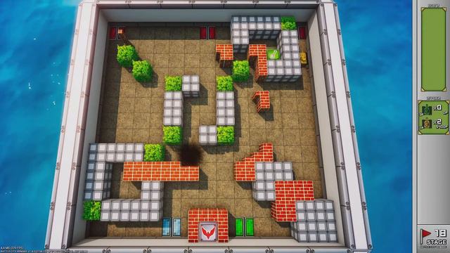 Battle City Remake - full walkthrough. Full Game. Полное Прохождение игры смотреть онлайн