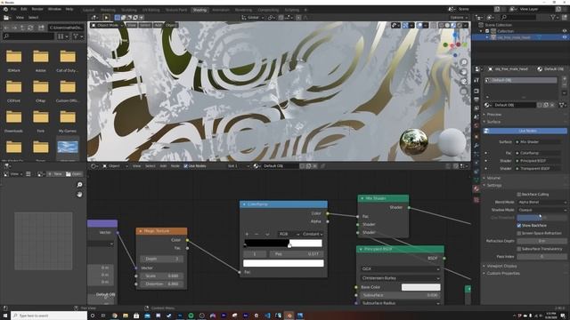 Shading With Transparency in Blender 2.90 смотреть онлайн