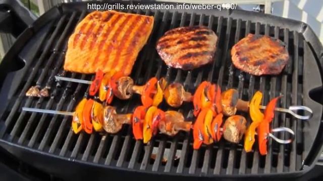 Weber Q100 Gas Grill Review смотреть онлайн