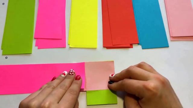 Игрушка "Радужная Пружинка" из бумаги.Антистресс.Оригами/Toy Rainbow spring made of paper.Antistres смотреть онлайн