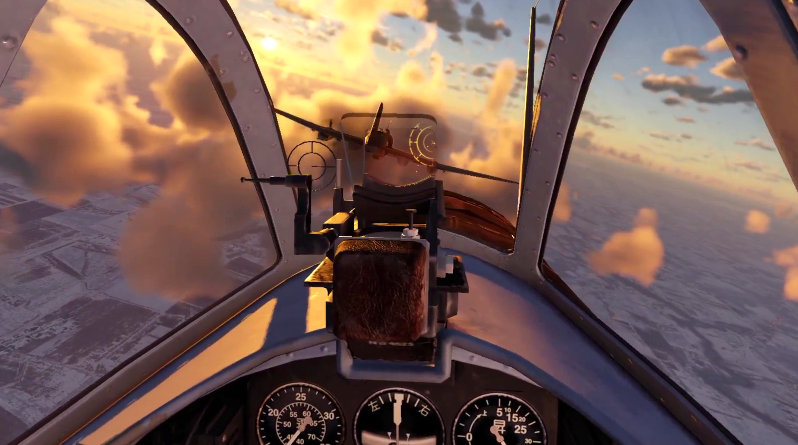 Накадзима Ki-43-II (us) против Фокке-Вульф Fw 200, СБ режим, War Thunder, VR. смотреть онлайн