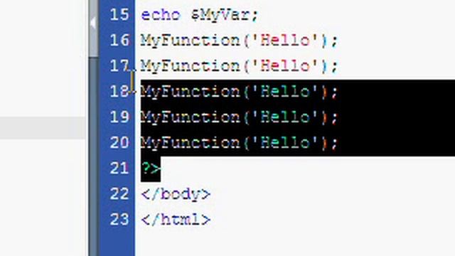 PHP Tutorial 8 - Functions смотреть онлайн