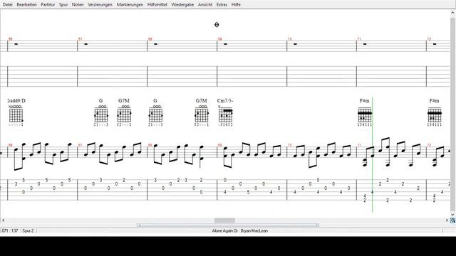 Bryan MacLean -  Alone Again Or  - Tabs