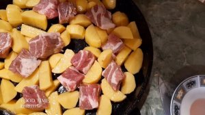 Картошка с Мясом в Духовке. Картошка по Грузински Подробный рецепт. Картошка с мясом и овощами