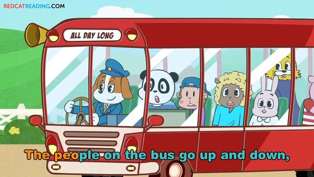 Wheels On The Bus | Nursery Rhymes | Kids Songs | Made by Red Cat Reading смотреть онлайн