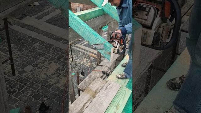 Подрезка стропил для крепление лобовой доски смотреть онлайн