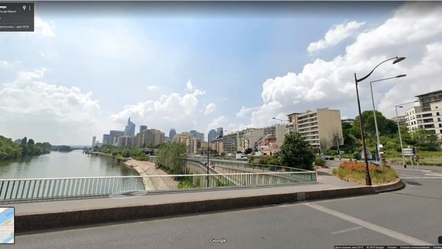 Обзор города Курбевуа регион Иль Дэ Франс Франция смотреть онлайн