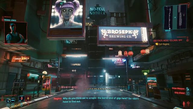 Cyberpunk 2077 - V Pisses Regina off смотреть онлайн