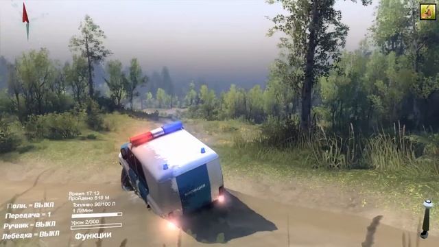 Моды в Spin Tires 2014 | Полиция и Скорая! УАЗы. 2-in-1! #52 смотреть онлайн