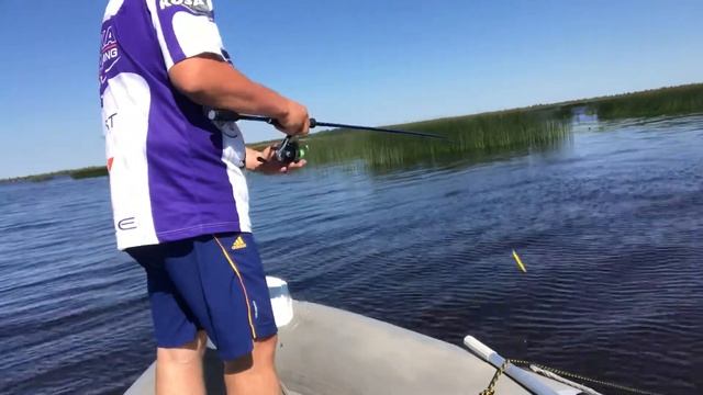 Рыбалка в жару +30!!! 130 болезонг и вертушки блю фокс смотреть онлайн