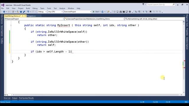 string insert in c# смотреть онлайн