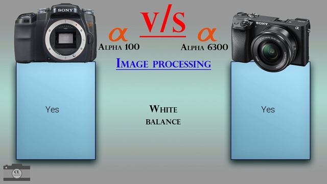 Sony Alpha 100 vs Sony Alpha 6300 смотреть онлайн