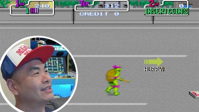Beating Teenage Mutant Ninja Turtles EASILY! - TMNT Arcade Longplay, Full Game (1989) смотреть онлайн