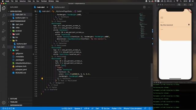 Flutter Adoption App UI Mock-Up Speed Code - Part 1/2 смотреть онлайн