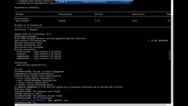 Instalación de phpMyAdmin en Linux Centos 7 смотреть онлайн