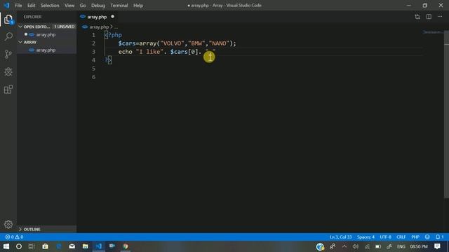 PHP Arrays Tutorial - Learn PHP Programming смотреть онлайн