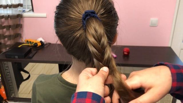 ПРИЧЕСКА РЫБИЙ ХВОСТ !!! смотреть онлайн