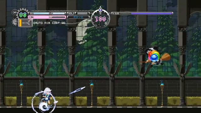 Останавливаем Время и Кидаем Ножи! - Touhou Luna Nights смотреть онлайн