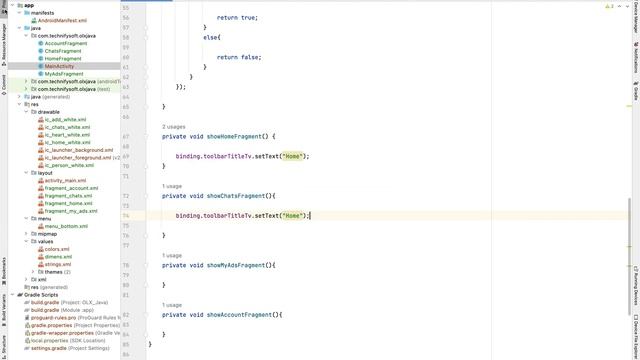 OLX Shopping | 01 Menu & Login Options | Android Studio | Java смотреть онлайн