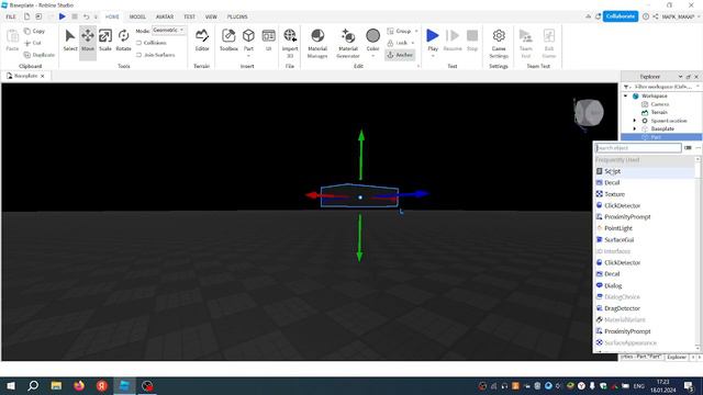 Как сделать свет от объекта в роблокс студио?#robloxstudiotutorial #roblox #robloxstudio
