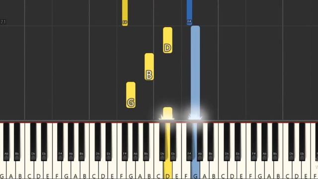 Beethoven - Moonlight Sonata - Easy Piano Tutorial (Slow) смотреть онлайн