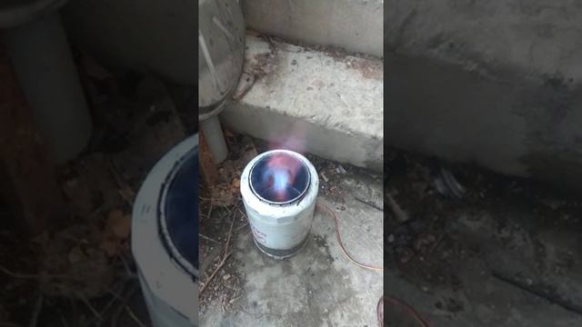 Тест горелки. Версия 3.2. Топливо - ацетон (acetone, flow demo) смотреть онлайн