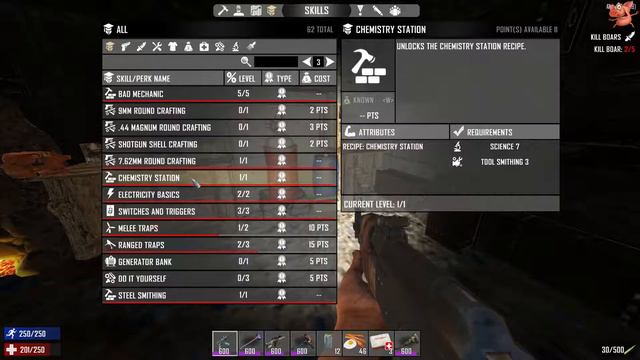 7 days to die (A16). Перки. Значение и полезность смотреть онлайн