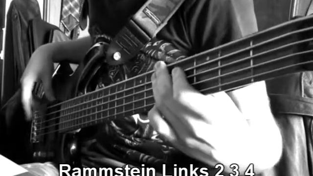 KotE [Cover bass] Rammstein -- Links 2 3 4 смотреть онлайн