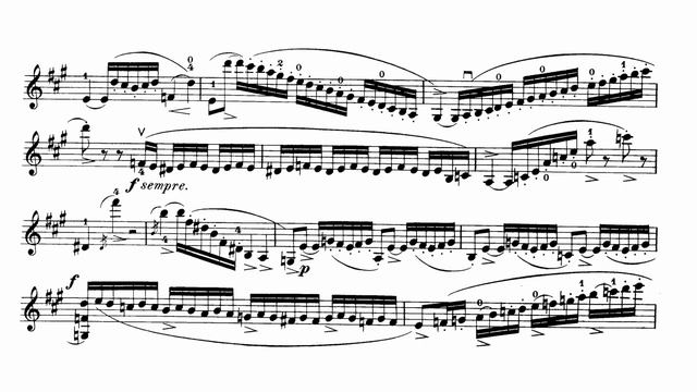Rode - Caprice No.7 for Violin solo, Op.22 with Sheet Music смотреть онлайн
