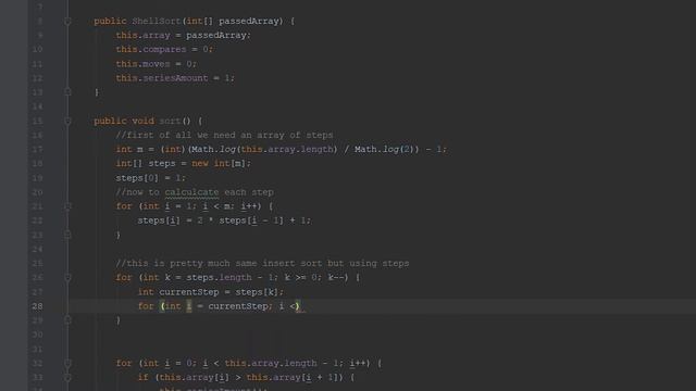 DATA STRUCTURES IN JAVA - Shell Sort algorithm example смотреть онлайн
