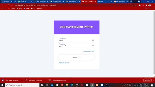 Zoo Management System