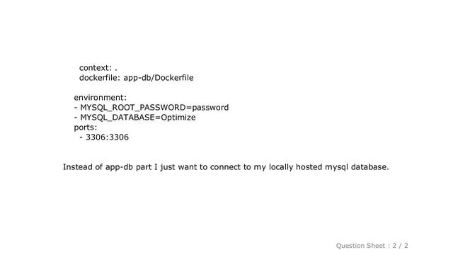 MySQL : How to connect locally hosted MySQL database with the docker container смотреть онлайн