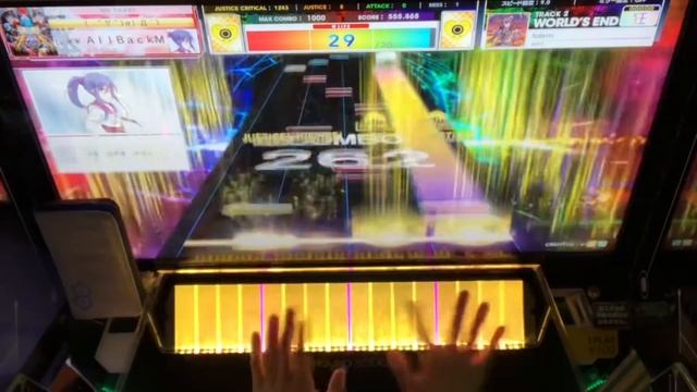 【CHUNITHM AMAZON PLUS】CLASS ∞ ETERNITY Set SSS【手元動画】 смотреть онлайн