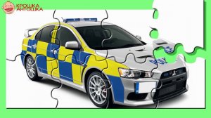 ПОЛИЦЕЙСКИЕ МАШИНЫ. Учим виды транспорта. СОБИРАЕМ ПАЗЛЫ. Мультфильм для малышей. Развивающие