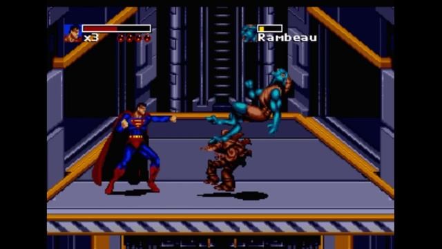 Sega Mega Drive 2 (Smd) 16-bit The Death and Return of Superman Level 1
