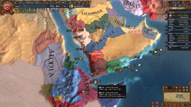 EU4 CoC Ironman Yemen Let's Play Ep. 4 - Europa Universalis 4 Cradle Of Civilization