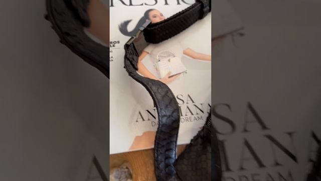 Мужская поясная сумка из кожи питона смотреть онлайн