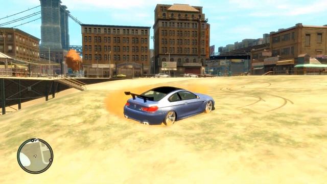 Hовый BMW M6...дрифт по песку!!! GTA IV смотреть онлайн