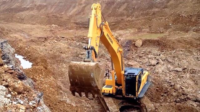 Экскавтор гусеничный Hyundai R480LC-9 смотреть онлайн