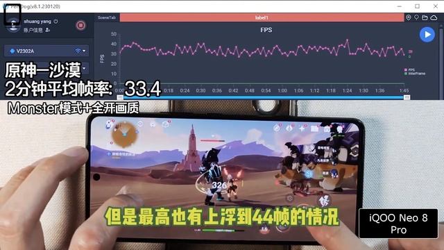 IQOO Neo 8 Pro | Genshin Impact Gaming, Battery Drain, FPS, Heat Test