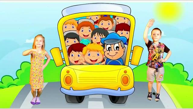 Колесики у Автобуса Крутятся 🌈 🚌☀️ Песенки для Детей ☀️ смотреть онлайн