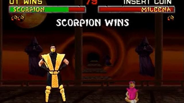Mortal Kombat II - Scorpion - Hardest Difficulty - No Continues смотреть онлайн