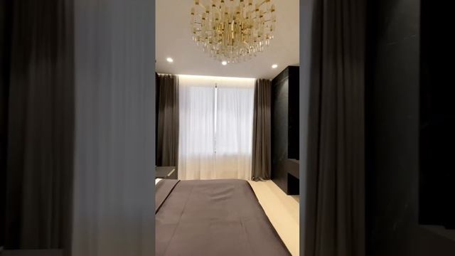 Спальня в темных оттенках #interiordesign #спальня смотреть онлайн