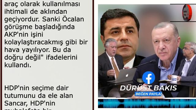 Mithat Sancar Demirtaş Ne konuştuklarını Açıkladı. смотреть онлайн