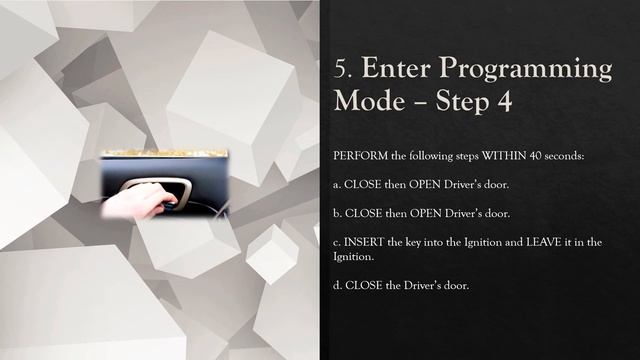 Toyota Yaris Key Fob Programming -2008 YARIS