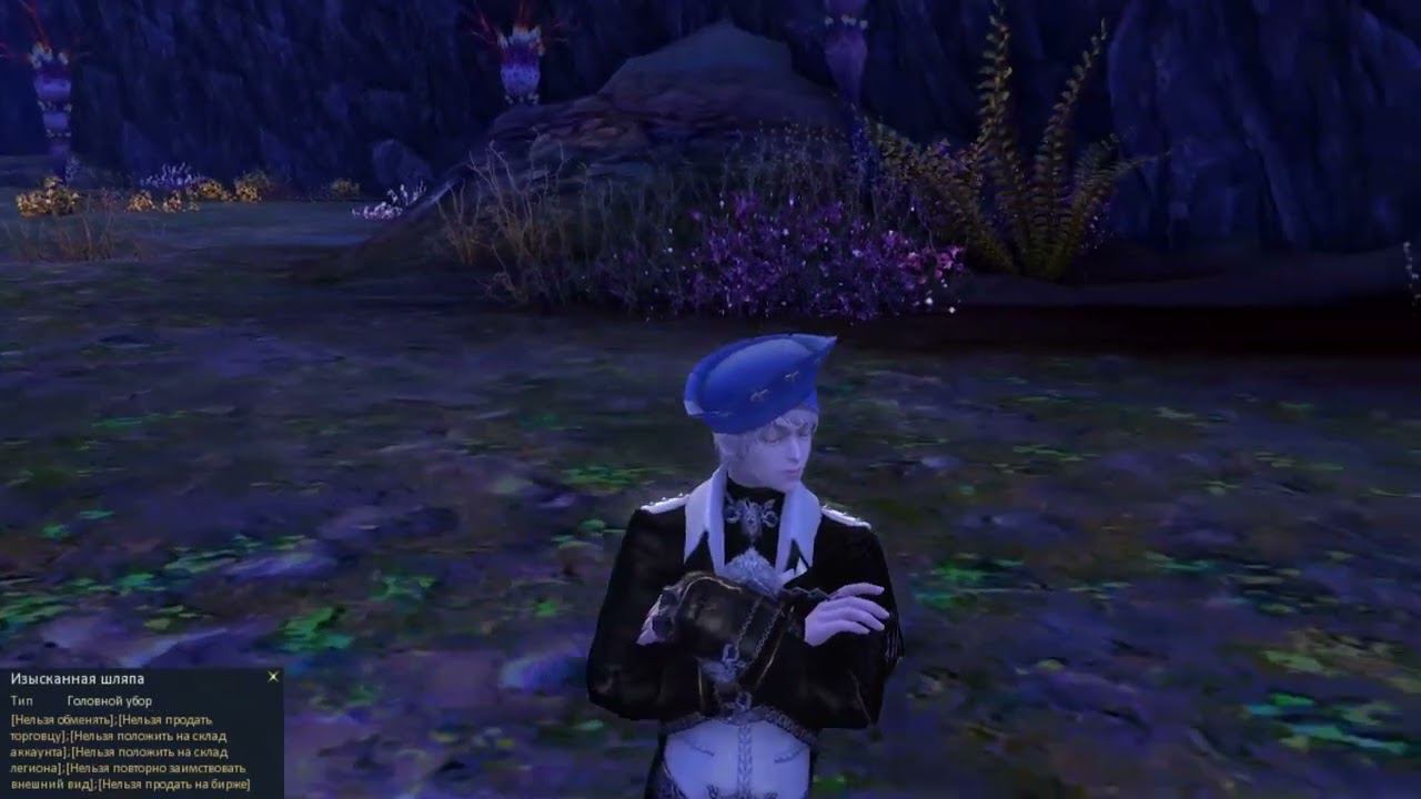 AionRevenantRU - Внешний вид Изысканная шляпа, Мужская шляпа женская шапка, Коса с лентой