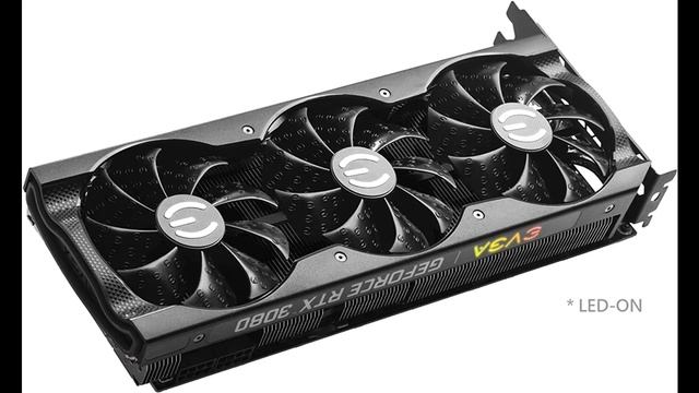 EVGA GeForce RTX 3080 12GB XC3 BLACK GAMING 12G-P5-4861-KL 12GB GDDR6X iCX3 Cooling ARGB LED LHR
